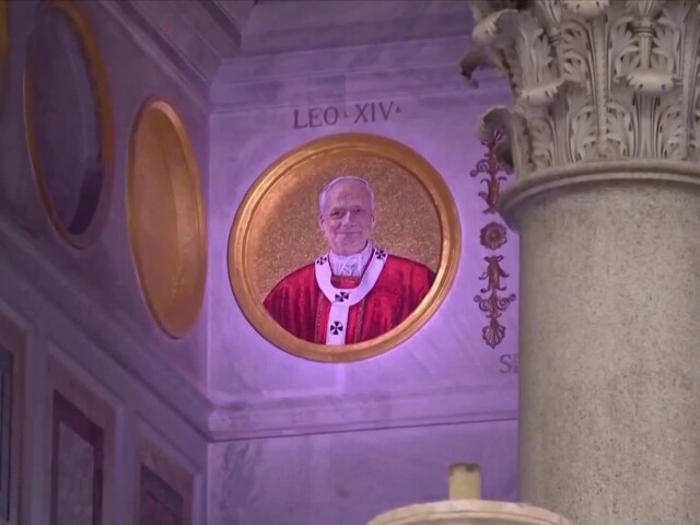 Pápež Lev IX. Vatikán mozaika