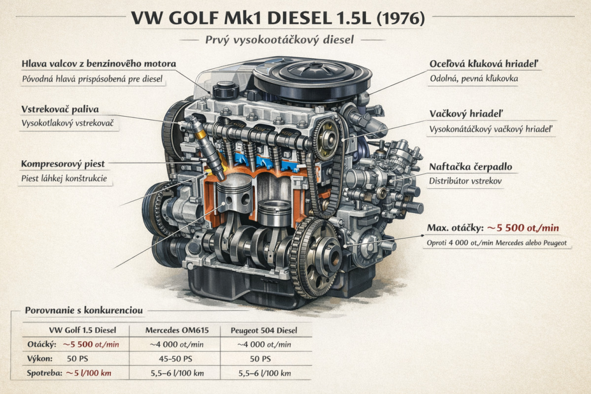 VW Golf Diesel - 1976