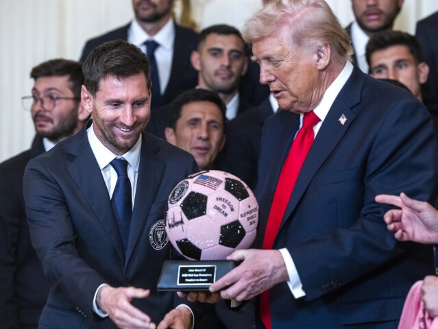 Lionel Messi, Donald Trump