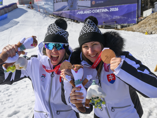 Taliansko ZPH26 SR lyžovanie zjazd Rexová bronz