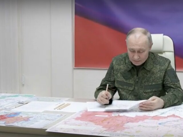 Putin v Kurskej oblasti