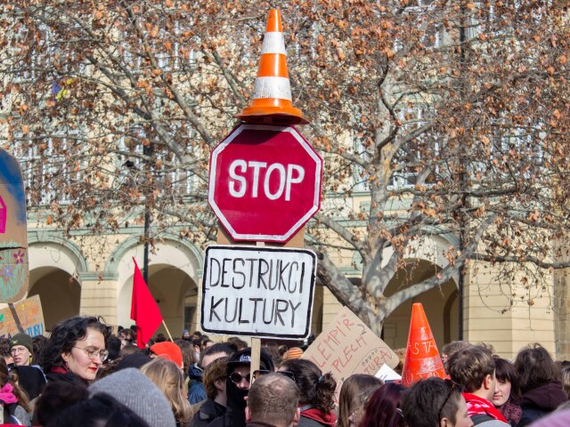 Praha protest kultúra Klempíř