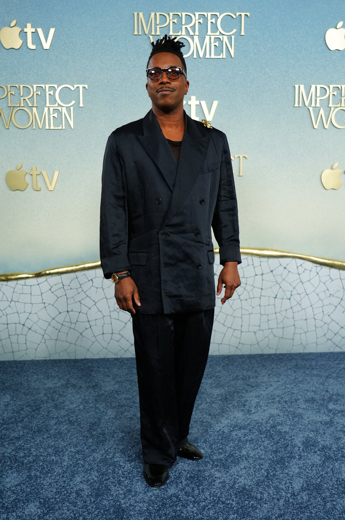 Herec Leslie Odom Jr. na premiére novinky Imperfect Women. 