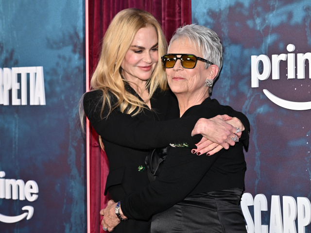 Herečky Nicole Kidman (vľavo) a Jamie Lee Curtis spoločne uviedli seriál Scarpetta.