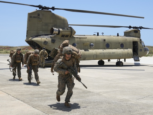 CH-47s lietadlo, americká armáda, vojaci, mariňáci, US NAVY