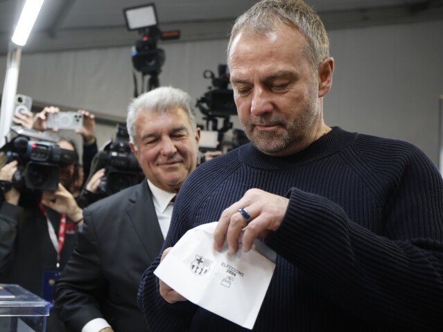 Joan Laporta, Hansi Flick