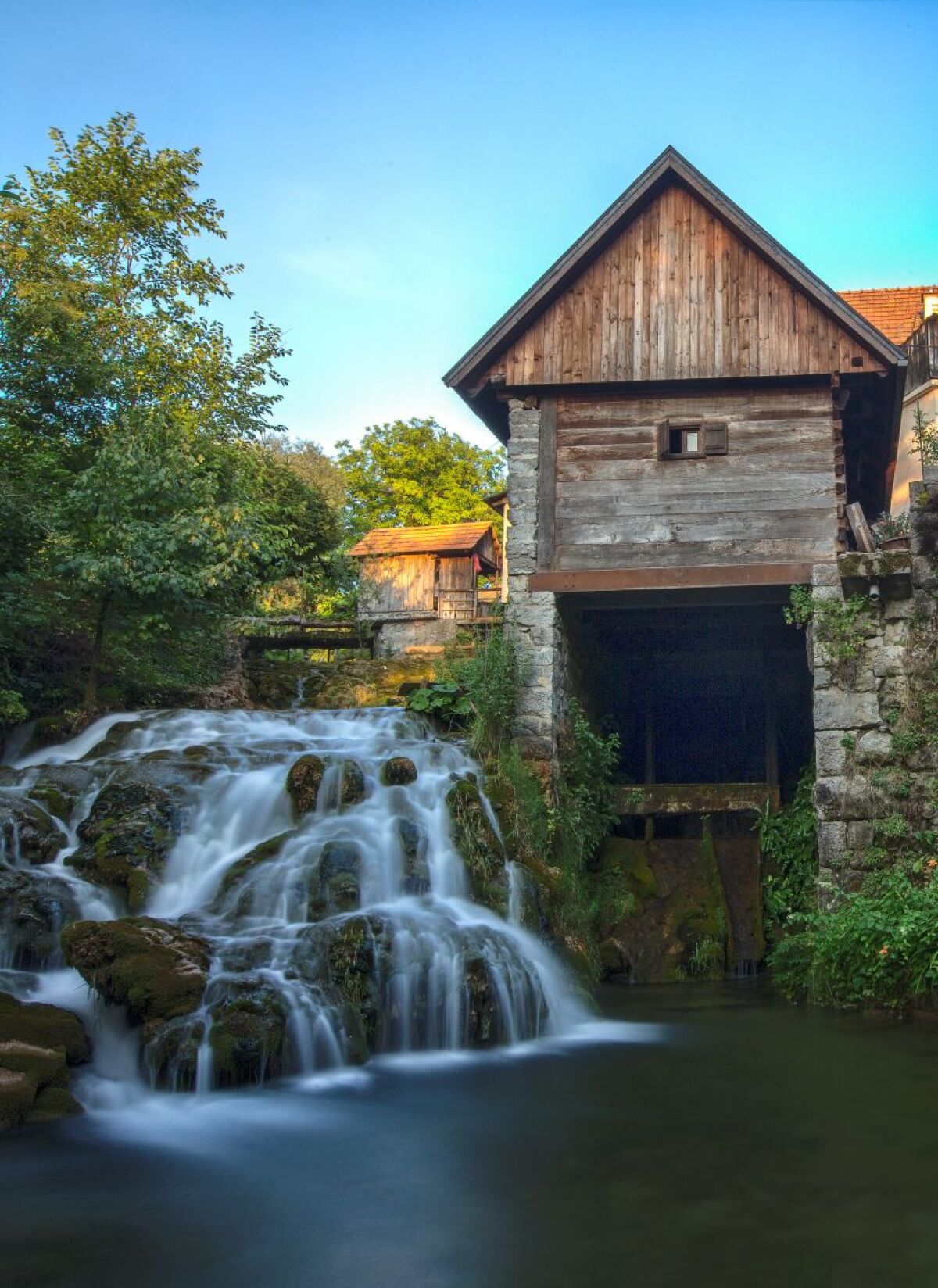 CHORVÁTSKO, Malebná obec Rastoke