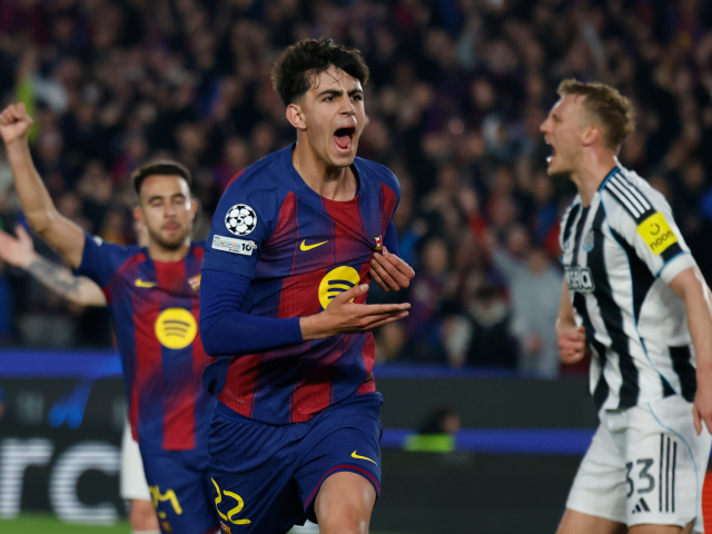 Španielsko Futbal LM 1/8 odveta Barcelona Newcastle