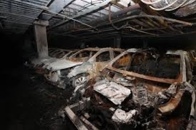 Mercedes-Benz EQE - požiar v Kórei