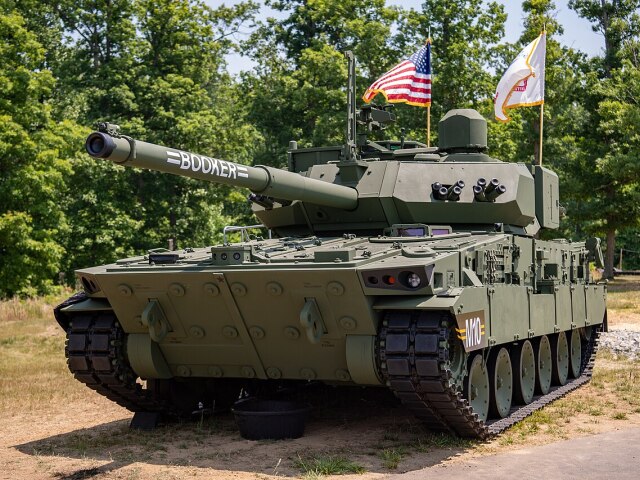 Americký tank M10 Booker pri svojom predstavení v roku 2023