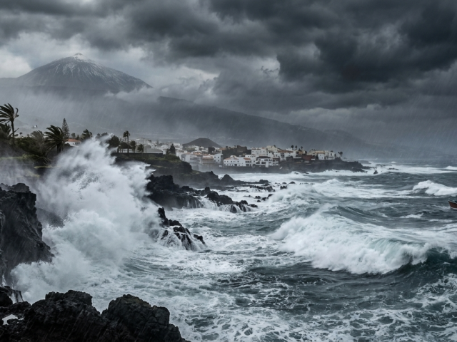 Tenerife, búrka