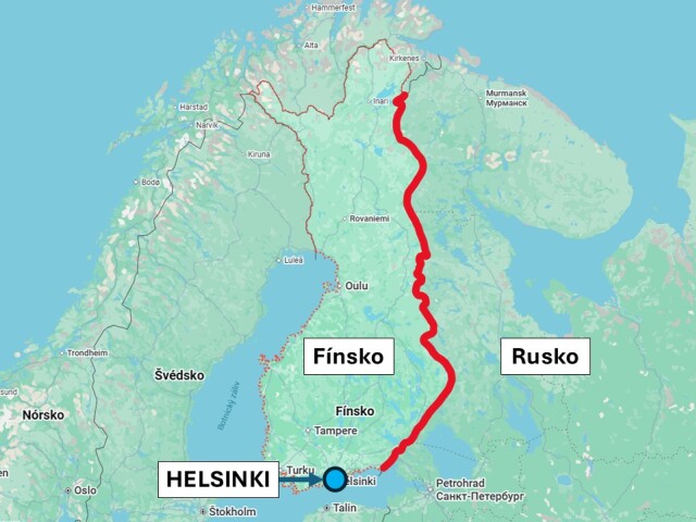 Fínsko-ruská pozemná hranica