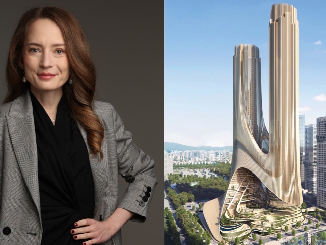 Koláž Lenka Petráková a projekt ZHA
