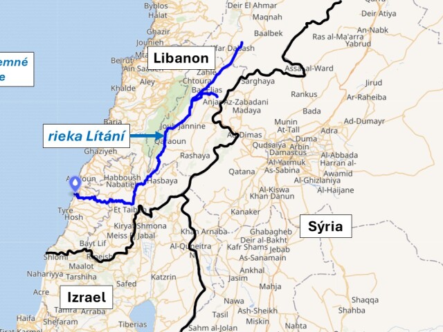 Rieka Lítání, Libanon