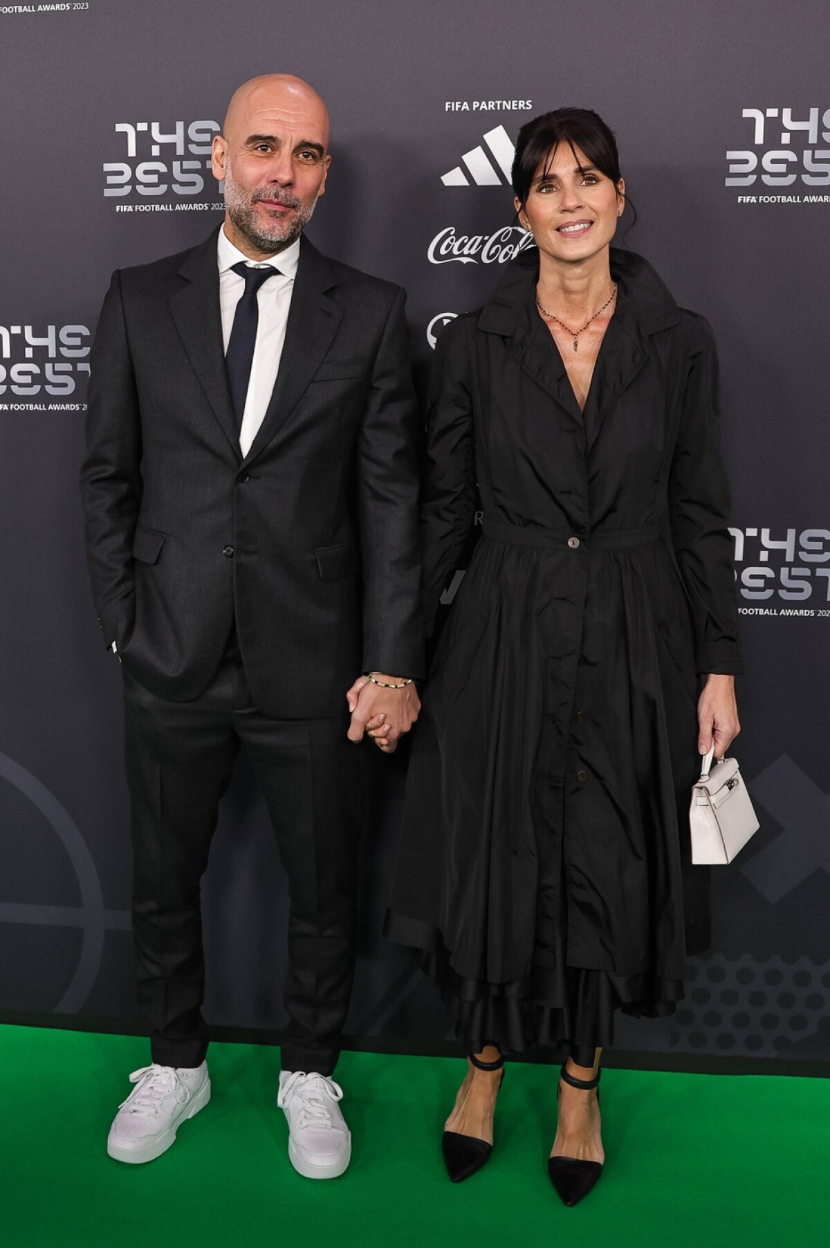 Pep Guardiola a jeho manželka Maria na zábere z roku 2024. 