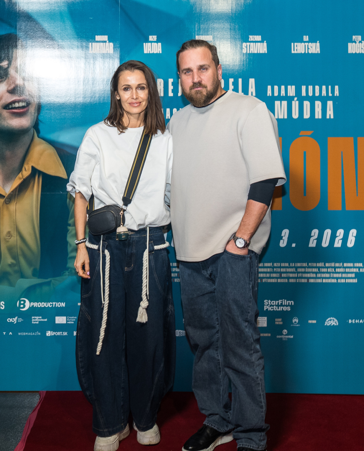 Moderátorka Lenka Šóošová a jej partner Richard Raiman. 