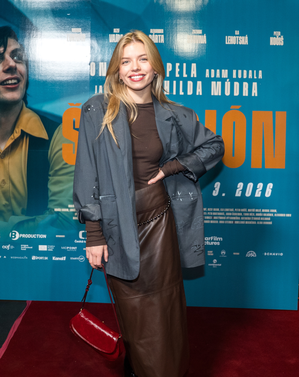 Na premiére sa objavila aj Kristína Sisková. 
