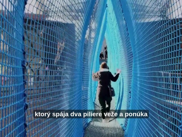 Eiffelovka, visutý most