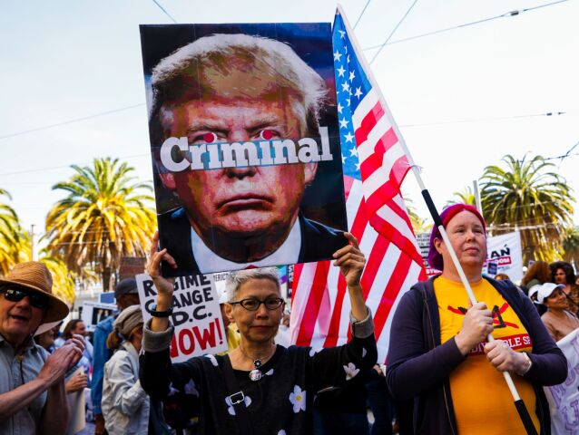 Donald Trump, protest