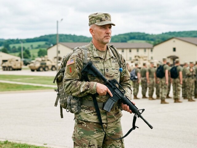 Master sergeant v US Army - obrázok vytvorený AI