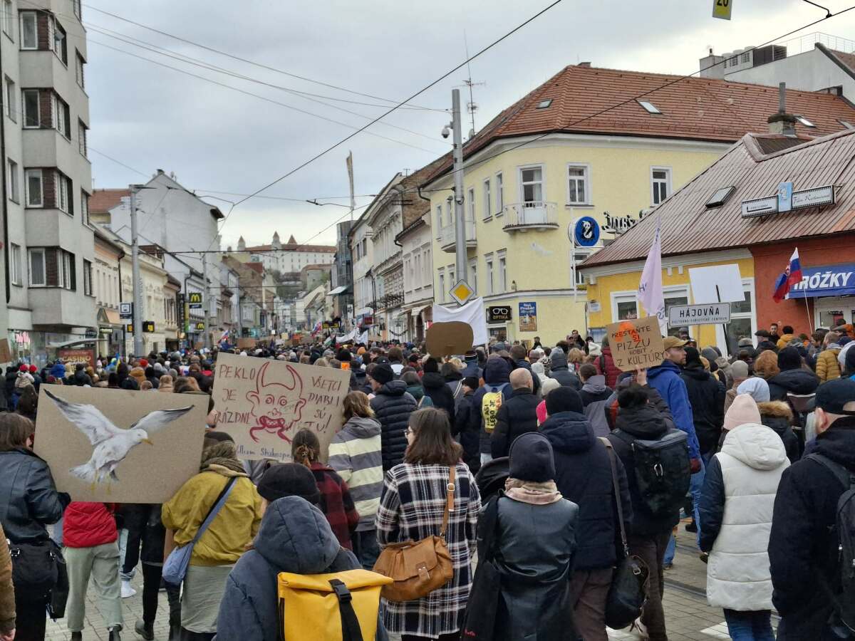 Veľká kultúrna mobilizácia, protest, pochod