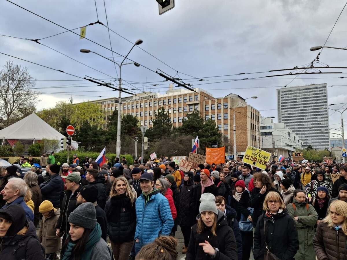 Veľká kultúrna mobilizácia, protest, pochod