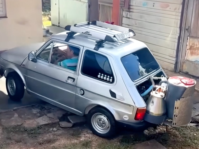 Fiat 126p na drevný plyn - Kuba 2026