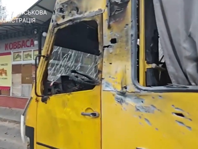Chersonské taxi po ruskom útoku 3. apríla 2026