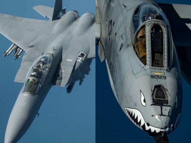 F-15E, A-10