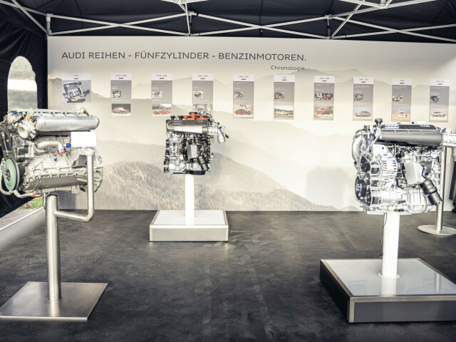 Powerhouses: five-cylinder engines at Audi