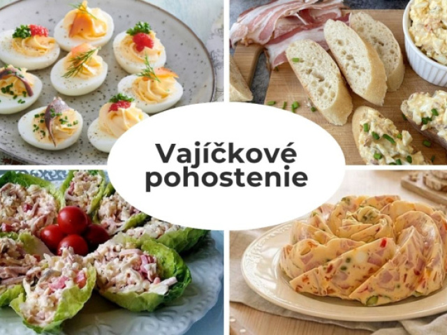 Veľkonočný pondelok: 12x vajcia natvrdo ako pohostenie. Plnené, v nátierke aj šaláte na chlebíčky