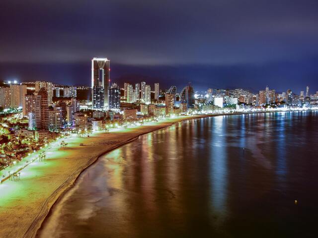 Benidorm, Španielsko, more, dovolenka, cestovanie
