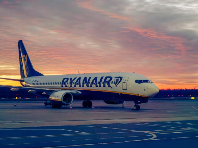 Ryanair, lietadlo, letisko