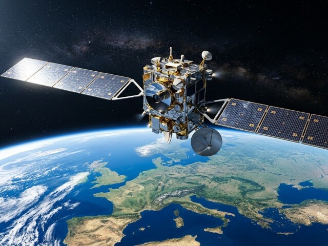 Satelit - obrázok vytvorený AI