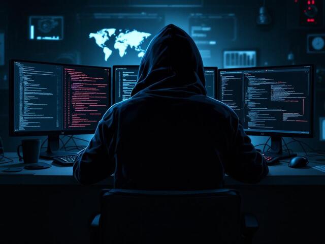 Hacker - obrázok vytvorený AI