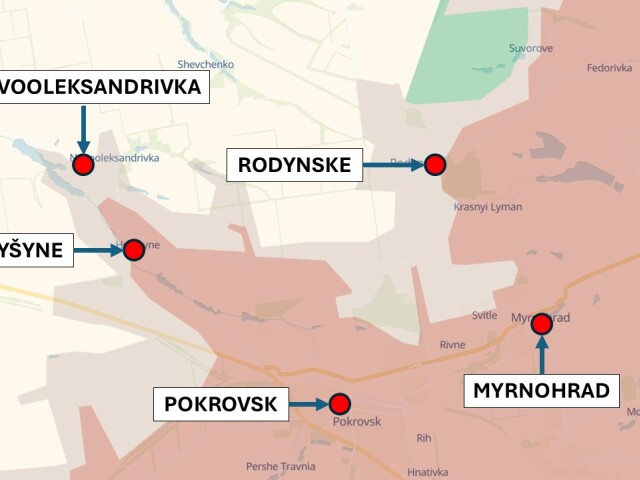 Pokrovský smer 7. apríla 2026 podľa DeepState