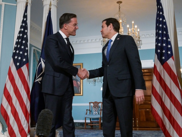 Marco Rubio, Rutte, USA, NATO