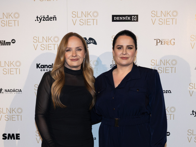 Herečky Zuzana Šebová (vľavo) a Petra Polnišová. 