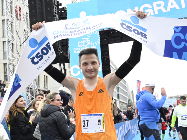 SR Atletika ČSOB Bratislava maratón muži Hladík víťaz BAX
