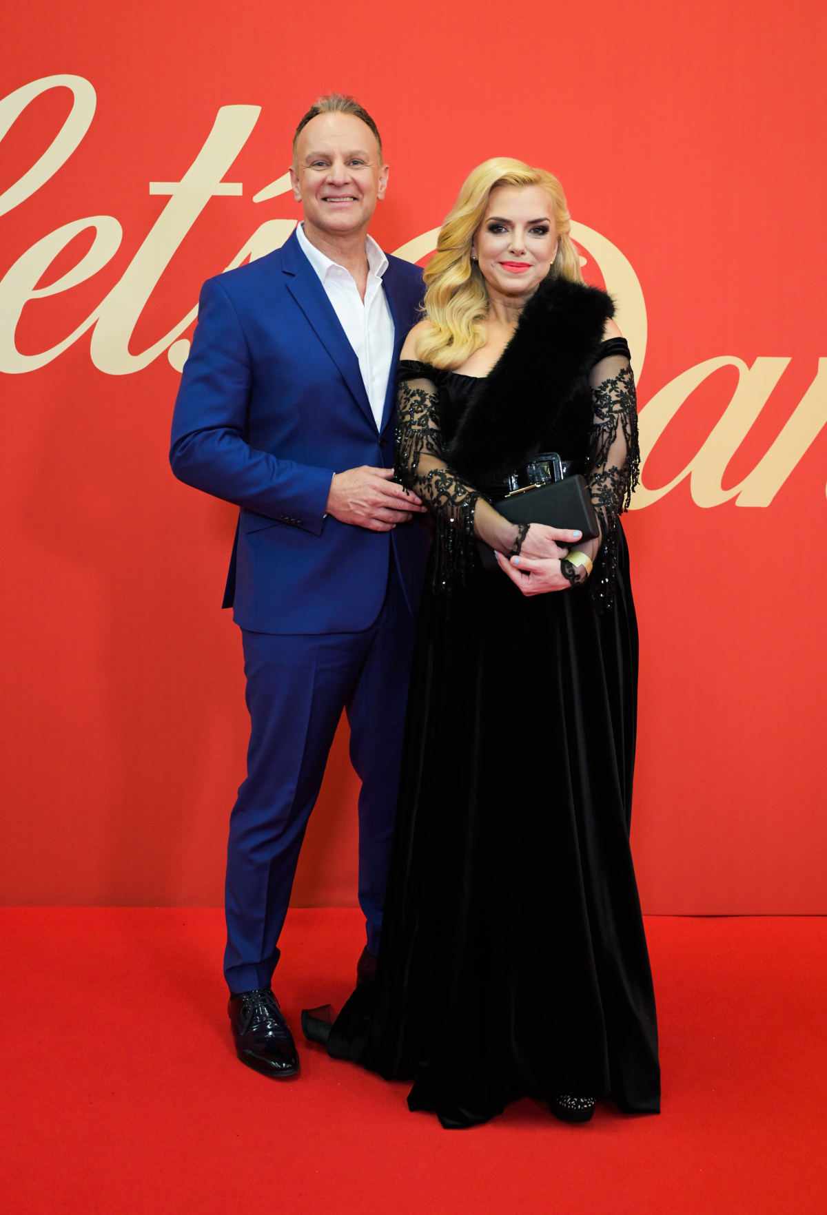 Moderátorská a manželská dvojica Zlatica Puškárová a Patrik Švajda. 