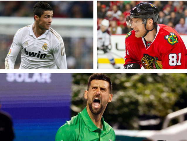 Djokovič, Hossa, Ronaldo
