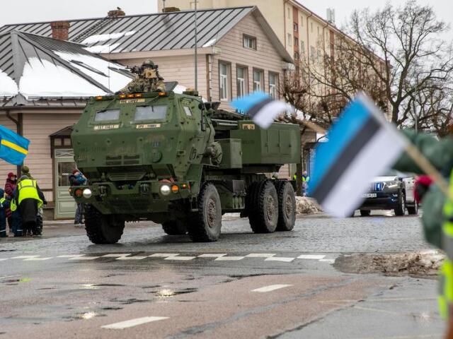Estónsky M142 HIMARS v januári 2025