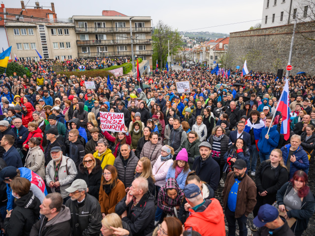protest NRSR Bratislava