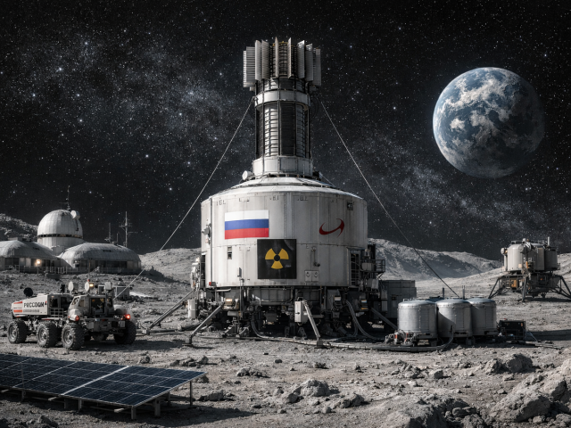 Ruska lunarna zakladna s roverom