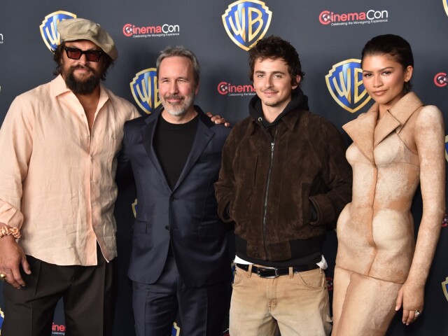 Jason Momoa Denis Villeneuve Timothee Chalamet Zendaya Las Vegas film Duna 3 
