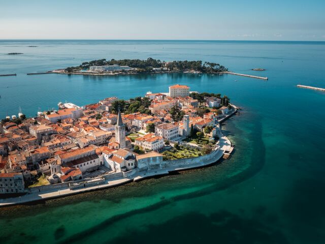 Poreč, Chorvátsko, dovolenka, cestovanie,