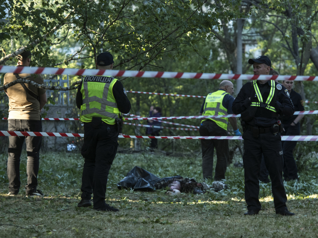 kyjev polícia ukrajina mŕtvola