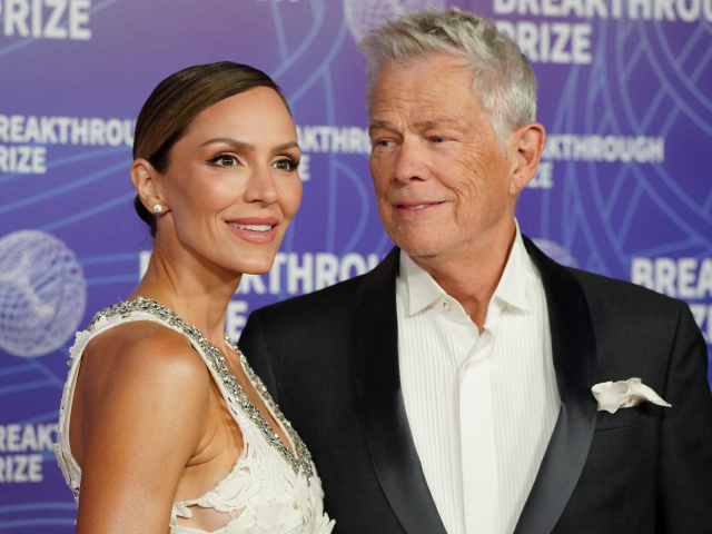 Katharine McPhee Foster a jej manžel David Foster.