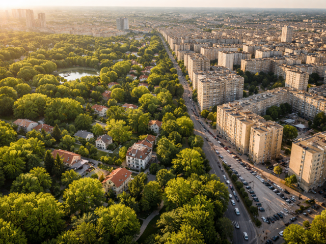 mesto, zeleň, klíma, urbanizmus,