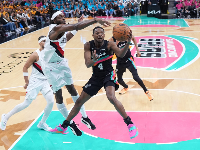 Trail Blazers Spurs Basketball